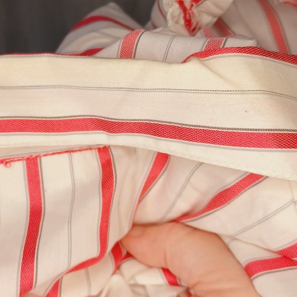 Cato Carolina Colours White And Pink Striped Top Size 14/16W NWT - Picture 3 of 5